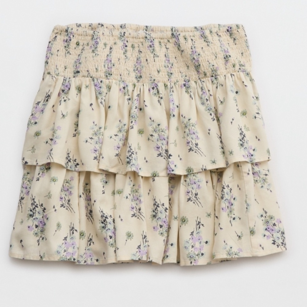 Aerie Ruffle Mini Skirt